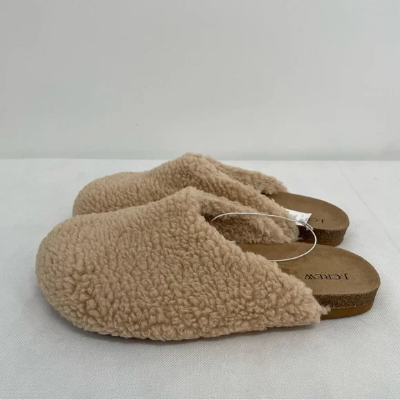 Shoes Slippers J Crew Womens Slippers Sherpa-lined Suede Slippers